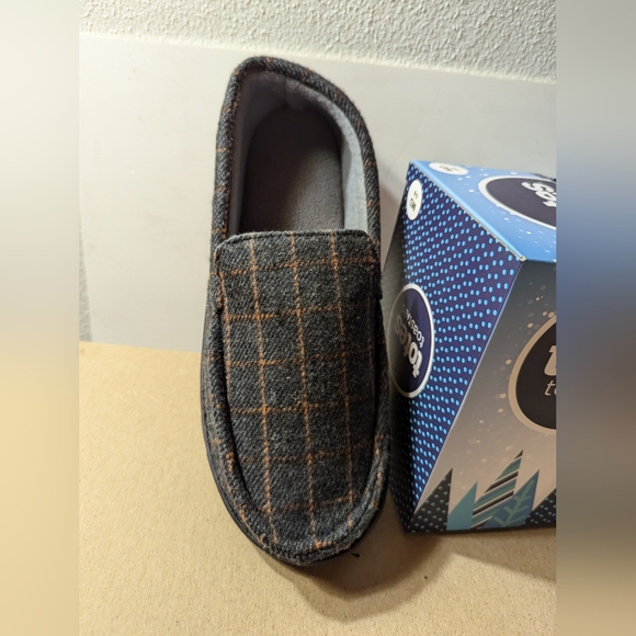 Totes Slippers Toasties Men's Women's Memory Foam Comfort Plaid Medium 8-9 NIB - Picture 1 of 6